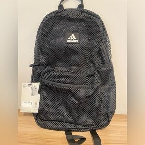 Adidas Black Mesh Backpack